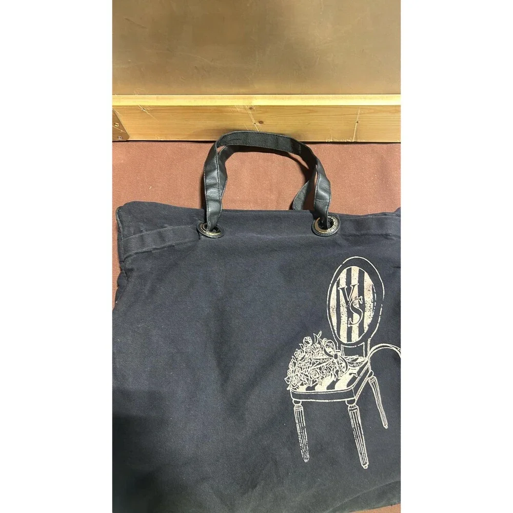 Victoria's Secret Bag Cloth Tote Bag Black